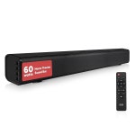 BT 사운드바 - AUX, 확장 베이스, 풀레인지 스테레오, TV 스탠드 마운트, LED 표시등, 간편한 설정, 23피트 x 2피트 2인치 u201D가 : Darius002