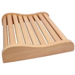 칸란스 사우나 헤드 우드 디자인 사우나용 13 편안한 웰니스 베개 S자형 인체공학적 헤드레스트 7인치 8인치 적외선 38인치 15 서포트 헴록... 