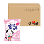 롯데 말랑카우 딸기맛 158g X 8개 : 으쓱몰