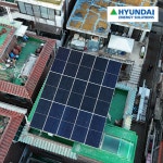 서울 도봉구 창동 현대모듈 신형 640W 단독주택 옥상지상형 9.6KW 태양광 설치 : 에이스솔라에너지