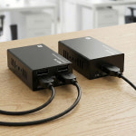 리파인 UL1 USB2.0 4포트 UTP 50M 거리연장기 리피터 USB454 : 아이유토부직포