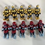 Mega Bloks Construx 무한 추방 언약 레드 실버 엘리트 병 중재자 미니 피규어 장난감 : 올스토어9