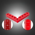 90 알루미늄 직각자 지정 인치형 목공용 정밀 합금 클램프 직각 위치 세트 블록 높이 100mm 2 pc set : 프라임스택