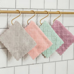 루아르모 극세사 요술 행주 물먹는 양면 벨벳행주 10장 세트 16 x 27cm : 루아르모