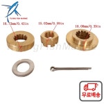 보트 엔진 670-45997-02/10/01 프로펠러 스페이서 90171-16011 너트 91490-30025 Yamaha 40HP 용 핀 : 다이렉트.스토어