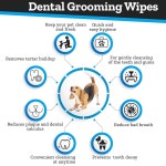 100ct (2팩) 고양이를 반려동물 TRUCLES 물티슈 치과용 의약품 물티슈 위한 개와 : 아마존로드