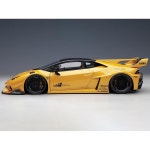 람보 우라칸 GT LB-실루엣, 오토아트 79127의 블랙 톱 1/18 모델카로 옐로우 메탈릭 작동 : 픽입랩