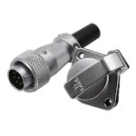 WEIPU WS16 TQ + ZG 산업 방수 커넥터, LED 태양광 전기 패널 마운트, M16, 2 핀, 3 4 5 7 9 10 핀 : 창원공단상사