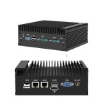 산업용 미니 PC 2 이더넷 6 USB COM LAN 포트 Win7/11 Wifi 임베디드 N100 DDR4 Esata 사용 가능 AU/US/EU 플러그 유형 : 트레이드셀74