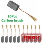 10 개/대 카본 브러쉬 교체 BOSCH GWS 580 GWS 850 C GWS 7-115 GWS 8-125 GWS 9-150CS GWS6-100 D11 5815mm : 스윅픽잇몰