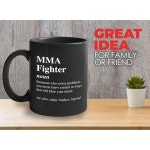 MMA 파이터 커피 머그잔 11온스 화이트 - 정의 무술 주짓수 무에타이 태권도 가라테 킥복신 : 스마트슈-퍼