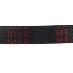 Aexit A48 타입 파워 샌더 부품 및 액세서리 고무 기계 변속기 밴드 드라이브 비 V 벨트 48인치 x 1/2인치 블랙 : Nago