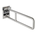 릭 4998 스테인리스 스틸 벽걸이 스윙 업 그랩 바 길이 29인치 직경 1 1/4 32mm : Nago