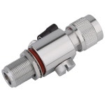 N형 낙뢰 차단기 남성부터 여성까지 6GHz 50옴, 90V 배출 튜브, 보호 차단기(남녀 6G) 1 Lightning arrestor 3G N : 포트비아하우스