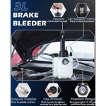 FAITIO 3L 브레이크 액 블리더 키트 1L 5/50 도구 5/45/49 플러시 펌프 캡 압력 마스터 43 캐치 7mm 파워 실린더 클러치 시스템용 및 보틀... 