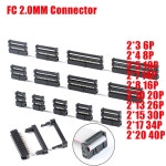 10PCS 2MM 0MM FC 14 34 10 50 피치 44 케이블 소켓 26 12 2x3 6P : 밍글링원