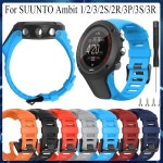 SUUNTO Ambit 1/2/3/2S/2R/3P/3S/3R 스마트 스포츠 시계 밴드 시계줄 교체 액세서리 용 실리콘 24mm 새 : 비티라나53