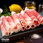 ++1등급 한우 차돌박이 구이용 샤브샤브용 캠핑 투뿔한우 마장동 프리미엄 소고기 1++등급, 200g, 5개 : 압구정한우