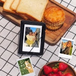 커버 41 포켓 필름, evo 28 99 앨범북(블랙, 11 인스턴트 12 앨범, 인스탁스 인치 후지필름 폴라로이드 카메라 사진 1팩) 2.15x3.4 wogozan... 