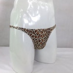 남성 스트링 비키니 저지 나일론 스판덱스 G3774 슬림 허리 레오파드 수영복 원단 : 나래 인터내셔널