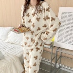 포포베어 수면잠옷 여성용 : 윈썸플레이