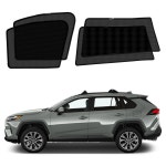 2019-2024년 토요타 RAV4를 위한 BWEN 자동차 창문 그늘막, 통기성 메쉬가 있는 마그네틱 사이드 커버, 개인정보 보호 및 캠핑, 여행 휴식을... 