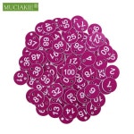 숫자가 있는 둥근 라벨 축산 농장 태그 동물 가축 마커 분류 기호 벌집 양봉 상자 : 네이루