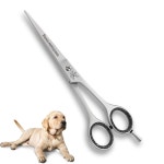 Shears Professional 헤어 커팅 가위, 다목적 17.8cm(7인치) 스테인리스 스틸, 날카로운 날 날, 안전 라운드 팁이 있는 강아지 그루밍 가위... 