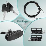 LEER 트위스트 핸들 키트 113436-100XQ, 700, 100XL 및 래치 83514/83515용 Bzumperyz 교체 부품(키 2개 포함) : 지글지글샵