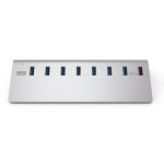 USB 3.0 8in1 허브 멀티 포트 확장 분배기 어댑터 QC충전 유전원 : MINSSMALL