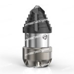 고압 파이프라인 준설 회전 파고다 노즐 측면 4 후면 6 하수구 플러싱 광산 40 리터 대유량 : 크로맥