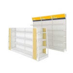 약국 진열대 선반 수납 카운터 매대 부스 스낵 마트 라이트박스 포함 단면조합 2730mm : 우미네가게