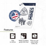 Desert Cactus 콜로라도 광산학교 스티커 비닐 데칼 Type5-1 : 달달잡화점01