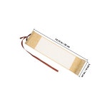 무지 쌀 종이 스크롤  서예 연습용 나무 막대가 있는 선화용 화 걸이용 장식 : 신김물산