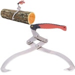 일본 장작집게 43cm 통나무 운반 허리 보호 목재 돌멩이 굴리기 캠핑 화목 보일러 공구 : 에버그린1004