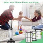 켄모어 업라이트 및 캐니스터 진공용 알렌스 4팩 EF-9 헤파 필터 31140 31150 21814 81714 22614 BU1017 BU1018 110065 재사용 가능한... 