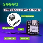 Meshtastic용 Seeed XIAO nRF52840 및 Wio-SX1262 키트, 마이크로컨트롤러 블루투스, 통합 안테나, LoRa 862-930MHz, 915MHz... 