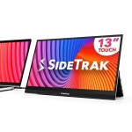 사이드트랙 솔로 프로 10ms 터치스크린 소형 USB-C, LED 모니터 휴대용 응답 1080p 노트북용 미니 주사율 | 13인치 노트북 60Hz... 