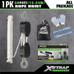 u200CXSTRAP 표준 대형 블록 및 태클 풀리 시스템 1000파운드 용량 5 : 올셀링스몰