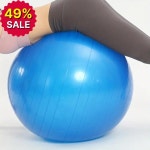 1PVC 두꺼운 요가 피트니스 볼 균형 훈련 필라테스 직경 65cm : 나래트레이드