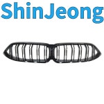 납품전문 8시리즈 2023+ G15 G14 G16 ABS 피아노 블랙 2-슬랫 신장 전면 그릴 더블 라인 글로시 BMW 용 : 신정종합상사S6-1