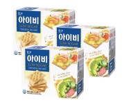 해태 아이비 309g x 3통/저칼로리 크래커 카나페 과자 : 대진교육몰