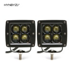 HYNBYZJ 60W 7D 렌즈 LED 자동차 작업 빛 빔 광장 안개등 램프 트럭 오토바이 4x4 엔지니어링 차량 SUV ATV : 트레이드셀73
