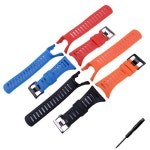 Suunto ambit3 1 2R 2S 3PEAK 고무 야외 기능 손목 밴드 시계줄와 호환되는 남성용 실리콘 시계 스트랩 액세서리 : 비소피17