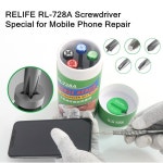RELIFE RL-728A 분해용 드라이버 세트 IP17 휴대폰호환 수리용 강력한 자력 흡착 제거 볼트 드라이버 : 더블유에이상사