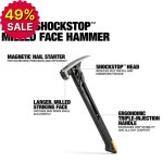 TOUGHBUILT 스틸 립 해머 TB-H1-1R-S18 부드럽고 광택 처리된 페이스 핸드 툴 16/18/20/24 OZ. : 나래 무역