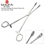 스폰지포셉 24cm 곡선 (Foerster Sponge Forceps 24cm cvd) : 여기만능건강