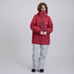 #35 상하세트 2526 인피니트 APX 3L 자켓 - 레드 + 팬츠 - 오프화이트 : 보드코리아