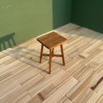 [다락목공소] 사각 스툴 미니어처 만들기 원목 우드 원데이클래스 : 청주몰