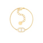 [국내백화점] 디올 PETIT CD 듀오 크리스탈 진주 팔찌 B3134WOMCY D319 : 럭스비 luxevie